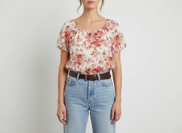 bluza z czerwonym napisem: Bluzka damska, L — 7