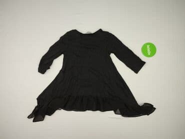 czarne wzorzyste rajstopy: Dress, Lindex, 10 years, 134-140 cm, condition - Very good — 3