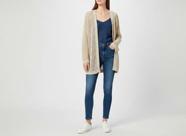 sweter w chmurki reserved: Reserved, Kardigan damski, rozmiar M — 6