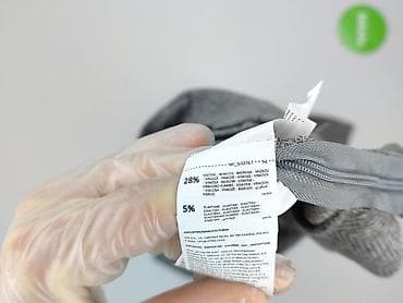 spodnie dril: Spodnie materiałowe damskie, rozmiar M — 5