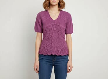 rozowa bluzka: Bluzka damska, rozmiar S — 5