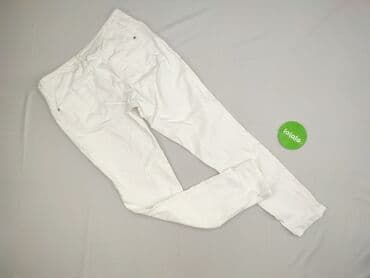 dżinsy białe: Jeans for women, size L — 4
