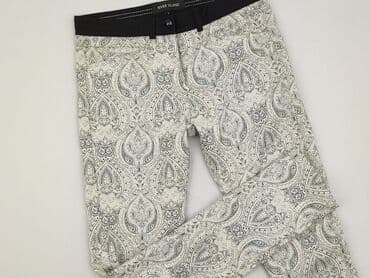 woskowane legginsy z wysokim stanem zara: River Island, Spodnie materiałowe damskie, rozmiar S — 1
