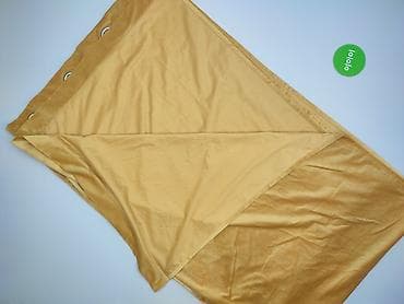 parasol ogrodowy: Zasłona welurowa na przelotkach – musztardowy/miodowy odcień - — 4