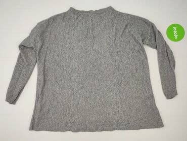 srebrne sukienki na imprezę: Sweter damski, rozmiar XL — 3