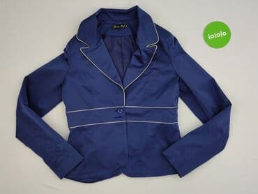 niebieska satynowa sukienka zara: Pretty Girl, Women's blazer, size M (EU 38) — 2