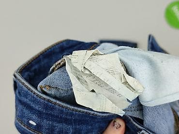 jeans wysoki stan: Jeansy damskie, rozmiar M — 6