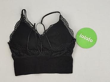 biustonosze tanio: Czarny koronkowy bralette/top - Dla: kobieta - Krój: miękki bralette — 3