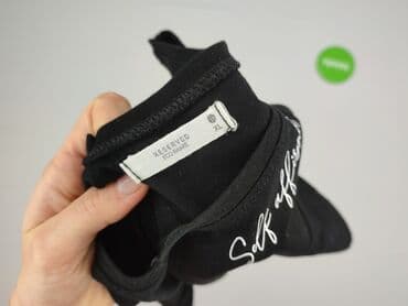 czarne t shirty damskie w serek: T-shirt damski, rozmiar XL — 4