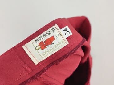 piękne czerwone sukienki na wesele: Spodnie materiałowe damskie, rozmiar XS — 4