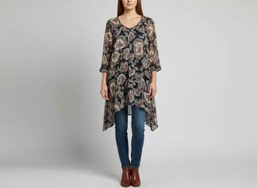 eleganckie sukienki w stylu boho: Sukienka damska, rozmiar S — 1