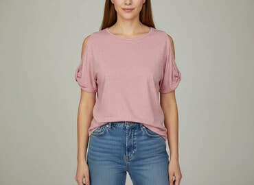 koszulka realu madryt rozowa: T-shirt damski, rozmiar S — 7