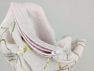 perelki: Kosmetyczka/etui materiałowe z suwakiem - Kolor: pastelowy róż z — 4