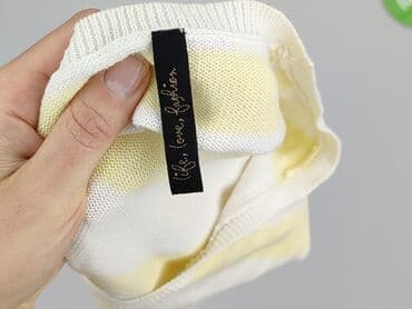 bluzka żółta w czarne paski: E-vie, Bluzka damska, rozmiar L — 4