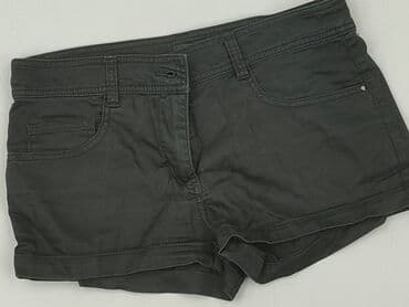 szorty jeansowe damskie szare: H&M, Szorty damskie, rozmiar L — 1