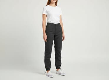 spodnie moro jogger damskie: Spodnie materiałowe damskie, rozmiar S — 7