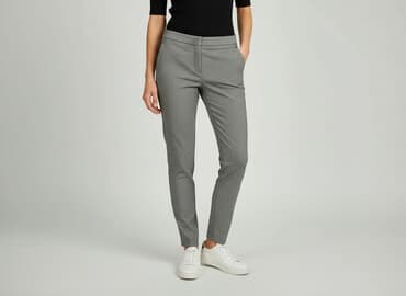 hm spodnie zimowe: H&M, Spodnie materiałowe damskie, rozmiar 2XS — 6