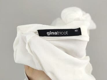 koronkowy top pod marynarkę: Gina Tricot, Bluzka damska, L — 4