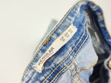 stradivarius dżinsy z wysokim stanem: DENIM JEANS, Jeansy damskie, S — 4