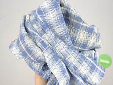 koszula w bialo niebieska krate damska: Women`s shirt, size XL — 5