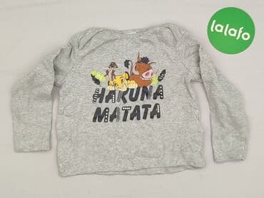 koszulka na 4 urodziny: Sweatshirt, Disney, 1.5-2 years, 86-92 cm, condition - Very good — 2