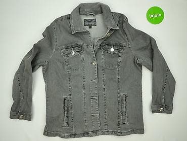 jeans cross: Bpc bonprix collection, Kurtka jeansowa damska, rozmiar 4XL — 2