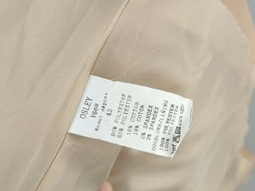 marynarka damska 100 wełna: Osley, Płaszcz damski, XL — 5