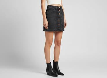 kurtki jeansowe stradivarius: Stradivarius, Spódnica damska, rozmiar 2XS — 1