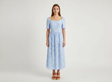 sukienki rozkloszowane midi na wesele: Sukienka damska, rozmiar M — 7