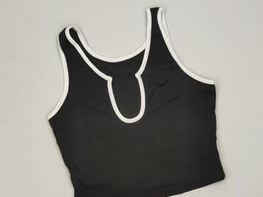 czarne t shirty basic: Shein, Top damski, rozmiar S — 1