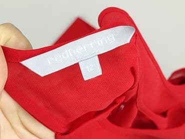 obcisła sukienka czerwona: Red Herring, Sukienka damska, rozmiar M — 4