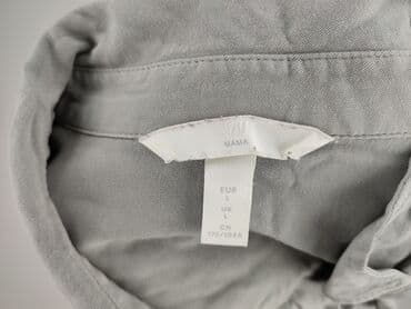 szara bluzka h m: H&M, Koszula damska, rozmiar L — 4