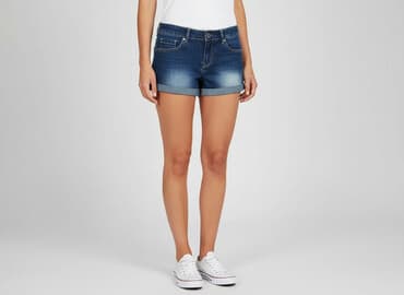 jeansy flare co to znaczy: Denim Co, Szorty damskie, M — 7