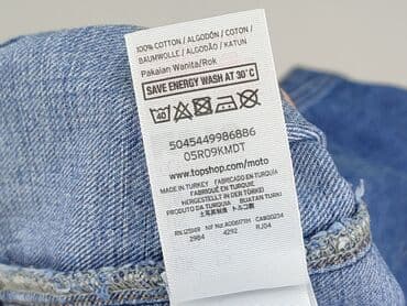 niebieska spódnice plisowane: Topshop Moto, Spódnica damska, M — 5