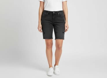 szorty jeansowe damskie szare: Esmara, Szorty damskie, rozmiar XL — 6