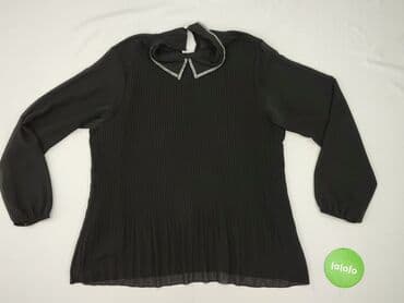 srebrna marynarka damska: Women's blouse, size XL (EU 42) — 2