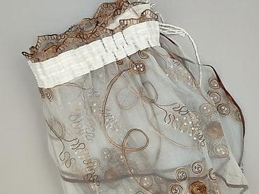 decor home: Firanka woalowa z ozdobnym haftem i cekinami - Materiał: lekki — 1