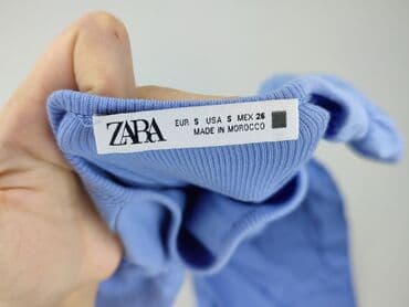 zara sukienka z bufiastymi rękawami: Zara, Sukienka damska, rozmiar S — 4