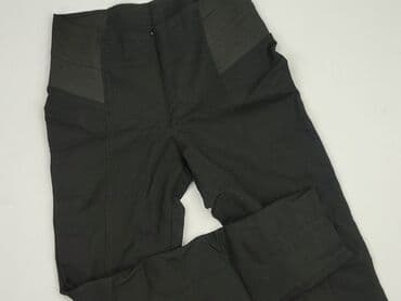 legginsy damskie plus size: Material trousers for women, size L (EU 40) — 1