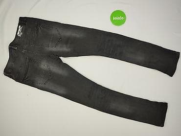 spodnie cargo szare pull and bear: Spodnie jeansowe, 15 lat, 170, stan - Bardzo dobry — 3