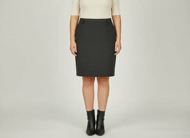 plisowane spódnice szara: Spódnica damska, rozmiar XL — 5