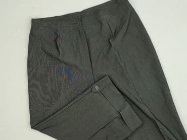 Women: Material trousers for women, size 2XL (EU 44) — 1