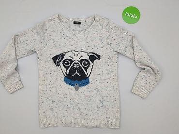 bialy golf: F&F, Sweter damski, rozmiar L — 2