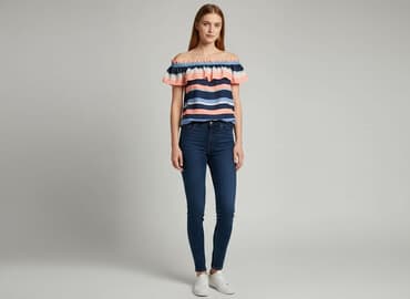 koszula flanelowa carhartt: Flame, Bluzka damska, rozmiar S — 6