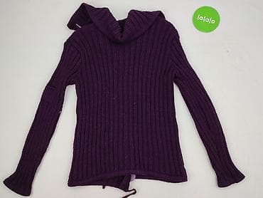 fiolet: Kardigan damski, rozmiar S — 3
