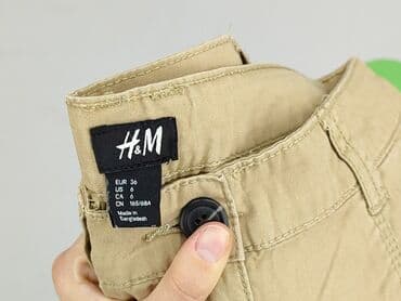 szorty damskie khaki: H&M, Szorty damskie, rozmiar S — 4