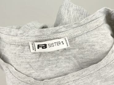 zara koszulka z prązkowanej dzianiny: FB Sister, T-shirt damski, S — 4