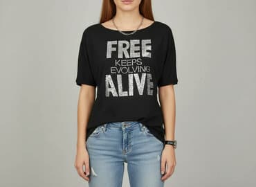 ubrania ze spidermanem: Star, T-shirt damski, rozmiar One size — 7