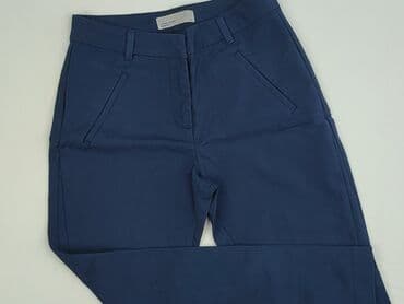 chinosy damskie granatowe: Vero Moda, Spodnie materiałowe damskie, rozmiar S — 1