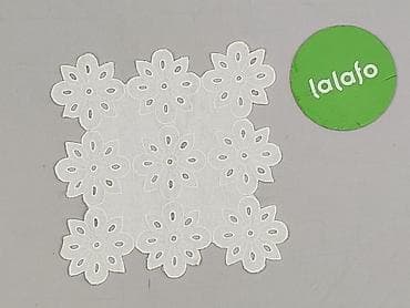 Dom i ogród: Tkanina 23 x 23, kolor - Biały, stan - Bardzo dobry — 2